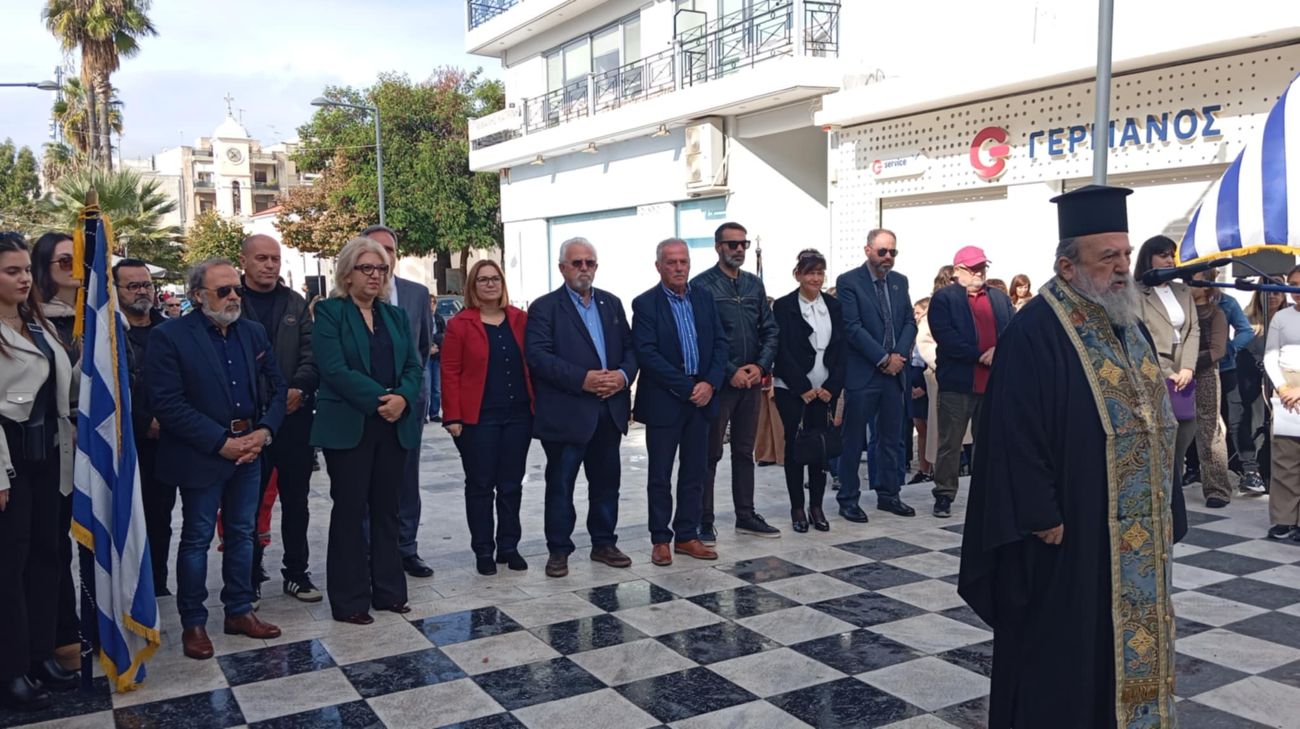 Κατάθεση στεφάνων 17 Νοέμβρη 1973