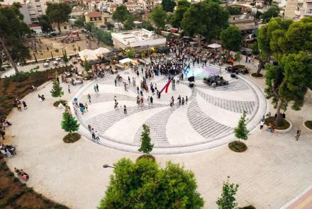 εγκαίνια της ανακαινισμένης πλατείας Ανεμομύλου