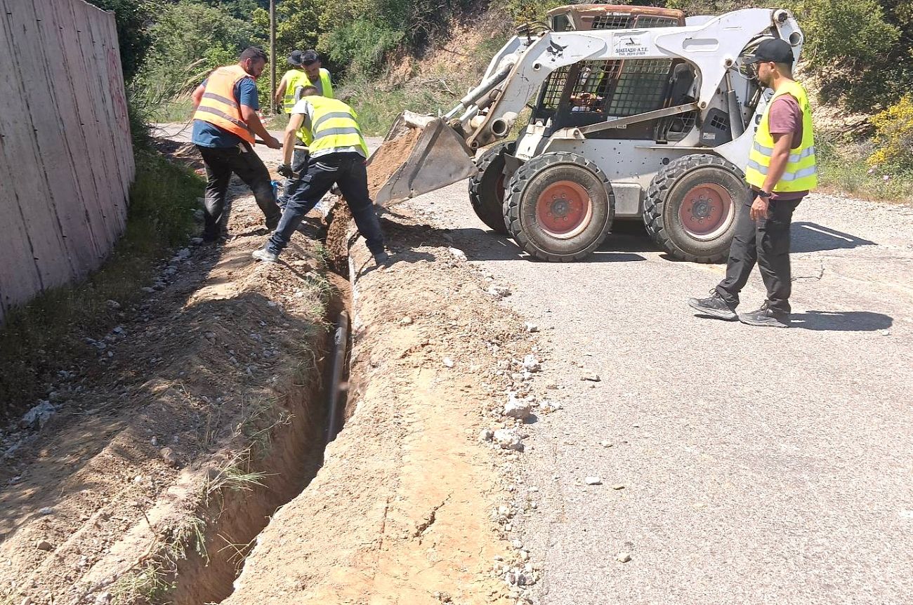 Νέος Αγωγός Νερού Λουκα - Πρινάρι