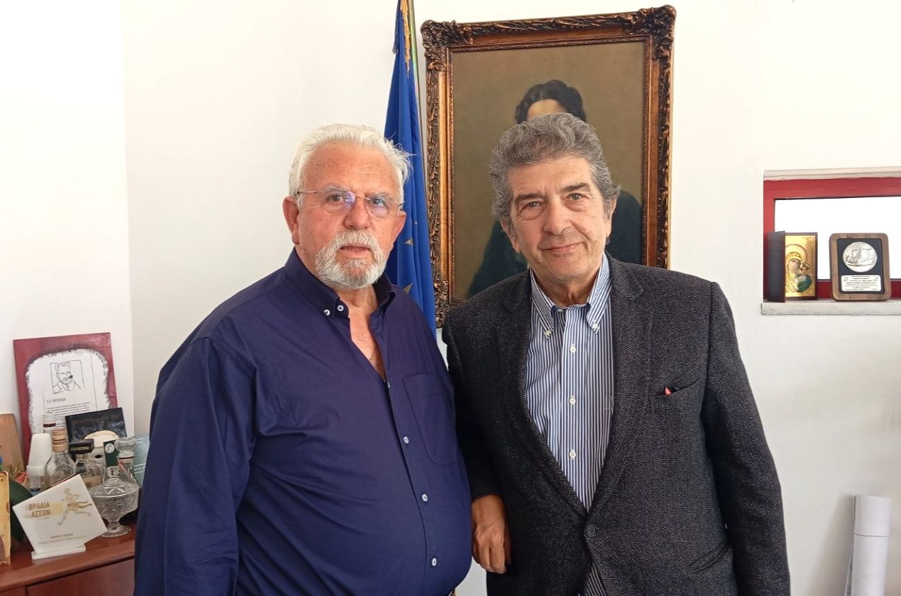 Δήμαρχος Ήλιδας με Κώστα Βαρώτσο