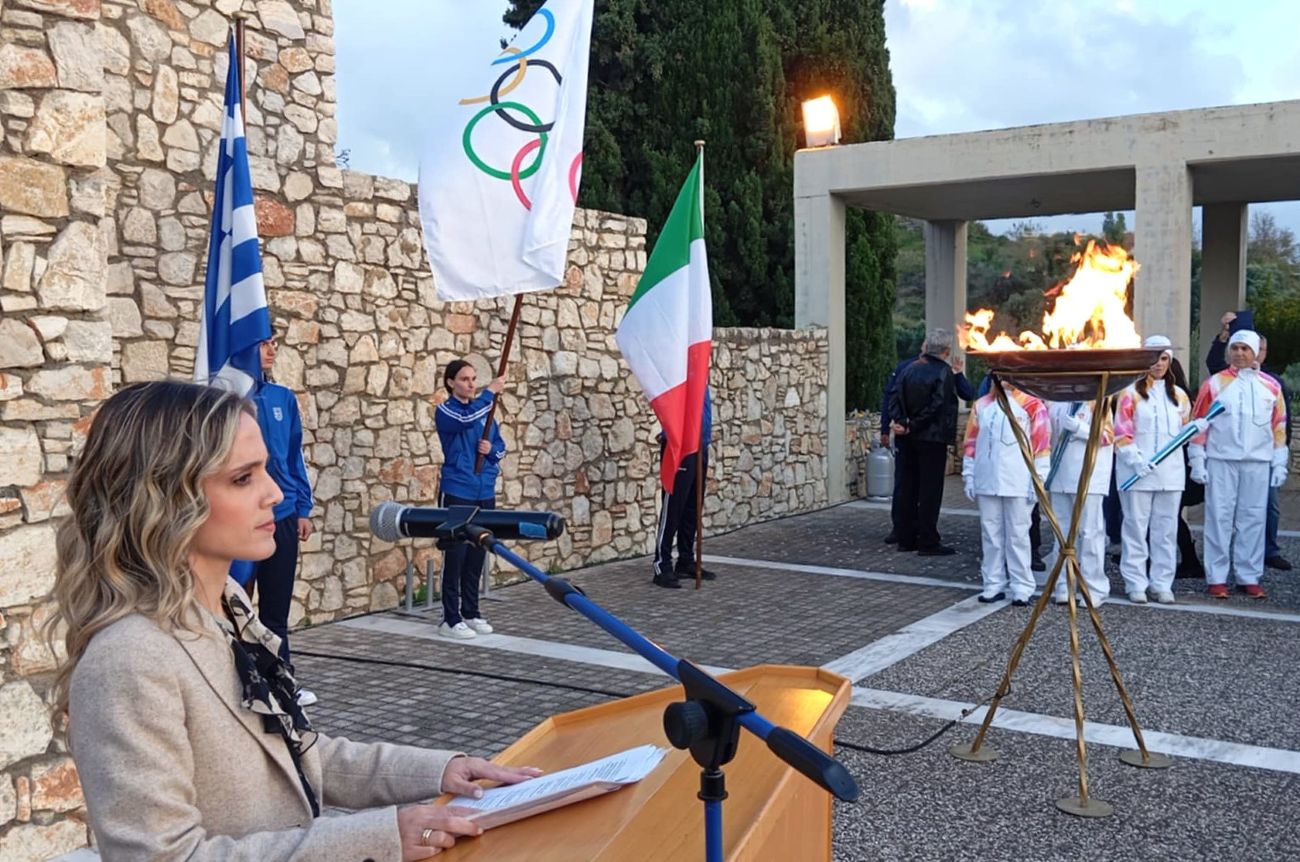 Τελετή Υποδοχής Ολυμπιακής Φλόγας στην Αρχαία Ήλιδα 