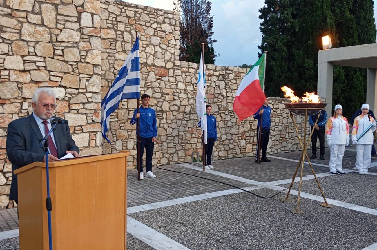 Τελετή Υποδοχής Ολυμπιακής Φλόγας στην Αρχαία Ήλιδα 