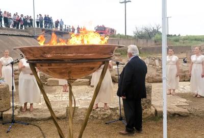 Η Αρχαία Ήλιδα υποδέχεται την Ολυμπιακή Φλόγα «MILANO – CORTINA 2026»