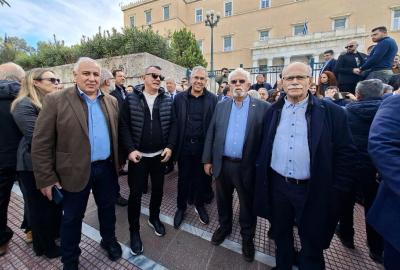 Δήμαρχος Ήλιδας σε Συγκέντρωση Διαμαρτυρίας ΚΕΔΕ