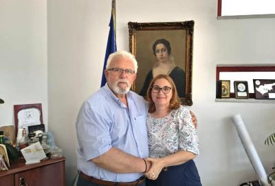 Δήμαρχος Ήλιδας με Θεώνη Γεωργοπούλου