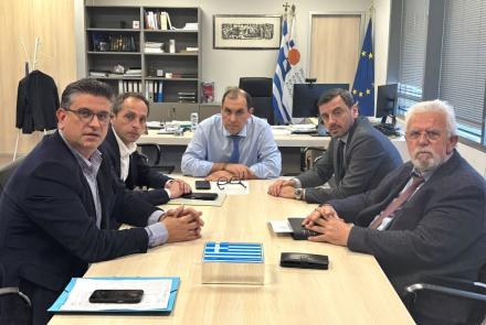 Σύσκεψη στο Υπουργείο Κλιματικής Κρίσης και Πολιτικής Προστασίας